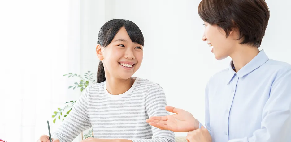 自宅での授業のイメージ