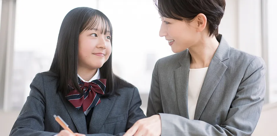 教師による完全1対1の授業のイメージ