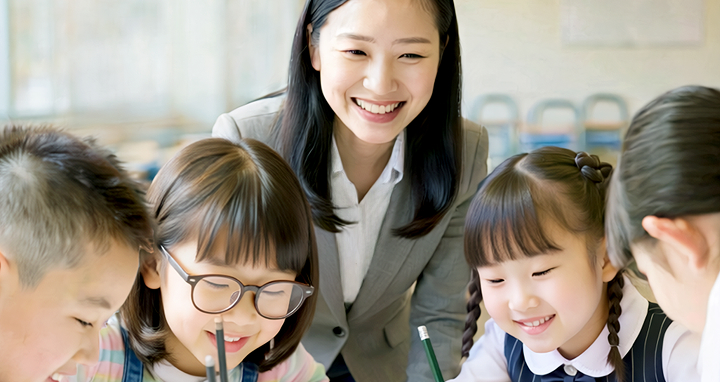 こどもたちの学習を見守る支援員